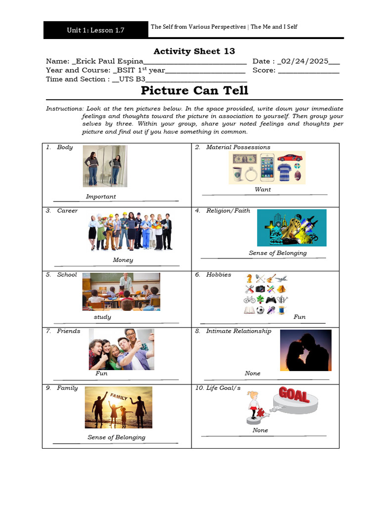 Activity Sheet 13 | PDF
