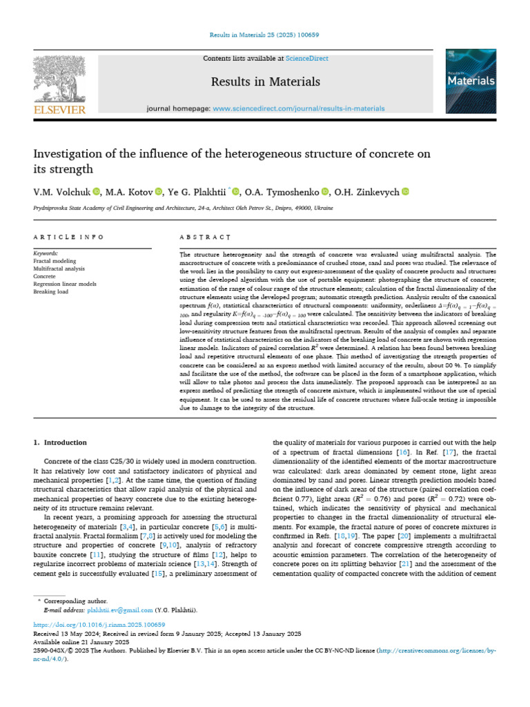Investigation of The Influence of The Heterogeneous Structure of ...