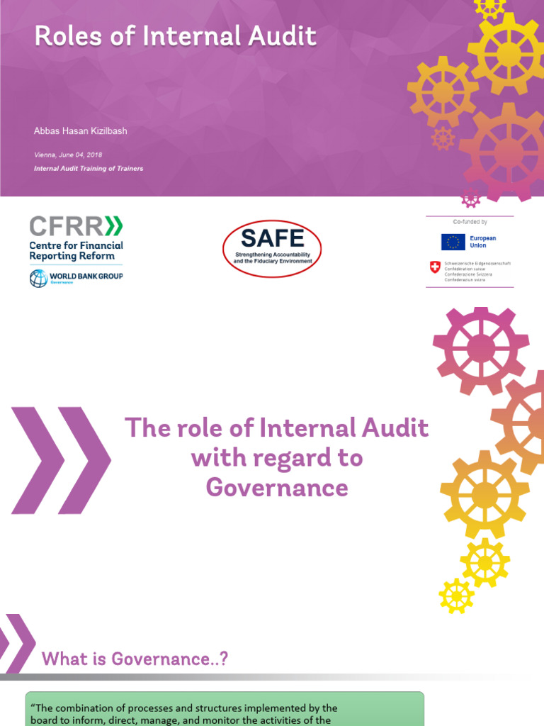 Internal Audit Roles in Governance & Risk | PDF | Internal Audit | Audit