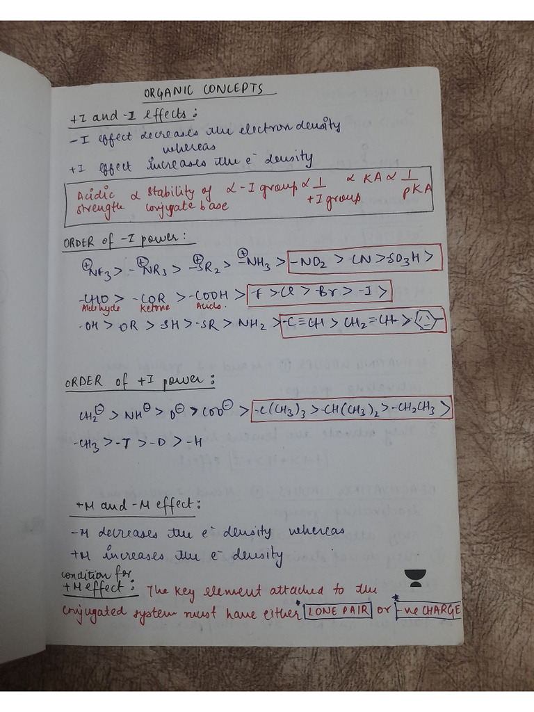 Chem Short Notes (Organic) | PDF