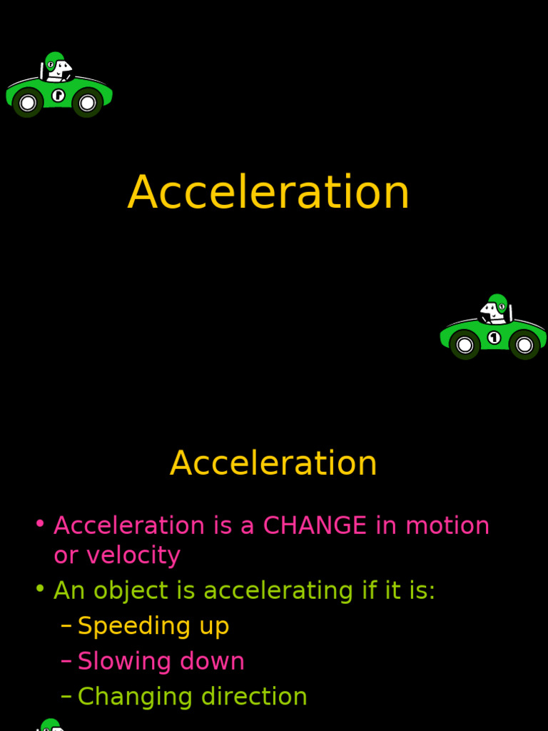 Understanding Acceleration Concepts | PDF