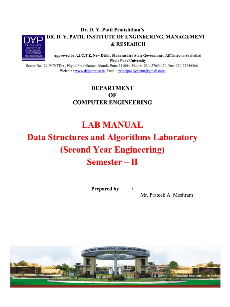 DSA Lab Manual | PDF