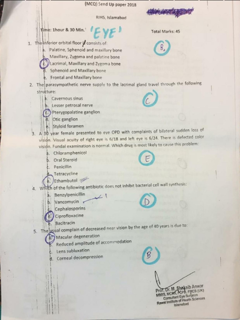 Send Up Rawala (Eye) | PDF