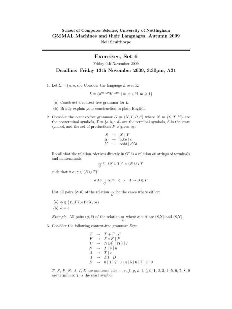Exercises 6 | PDF | Teaching Methods & Materials | Computers