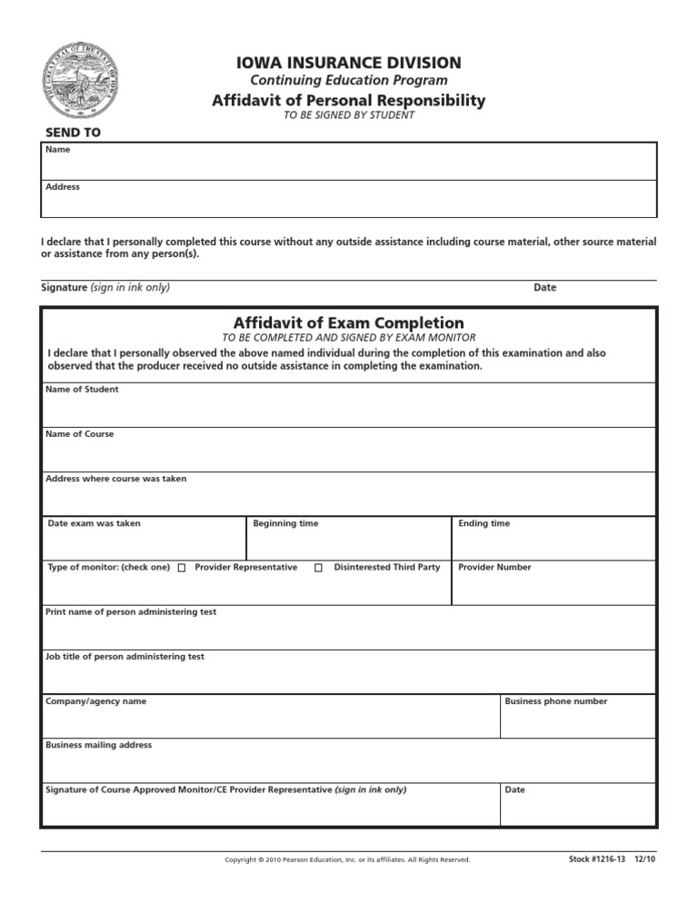 IA Affidavit | PDF