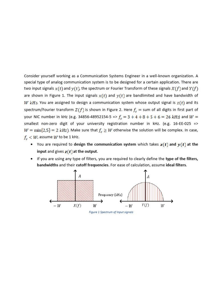 CEP Fall 2024 | PDF | Spectral Density | Modulation