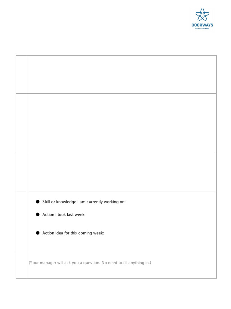 1:1 Meeting Agenda Template | PDF