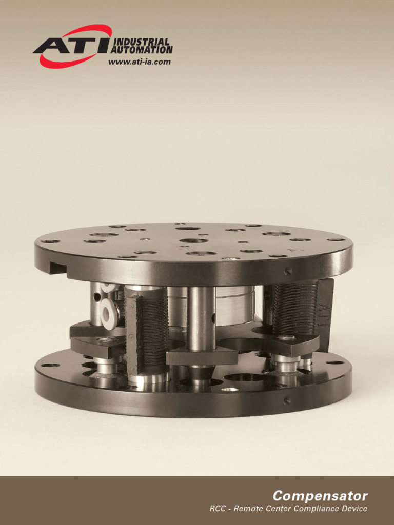 Remote Center Compliance Compensator | PDF | Bearing (Mechanical ...