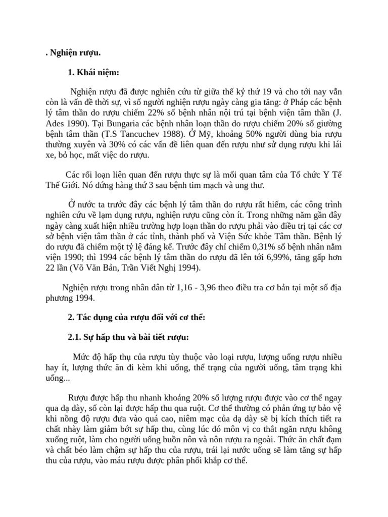 Nghiện Rượu | PDF