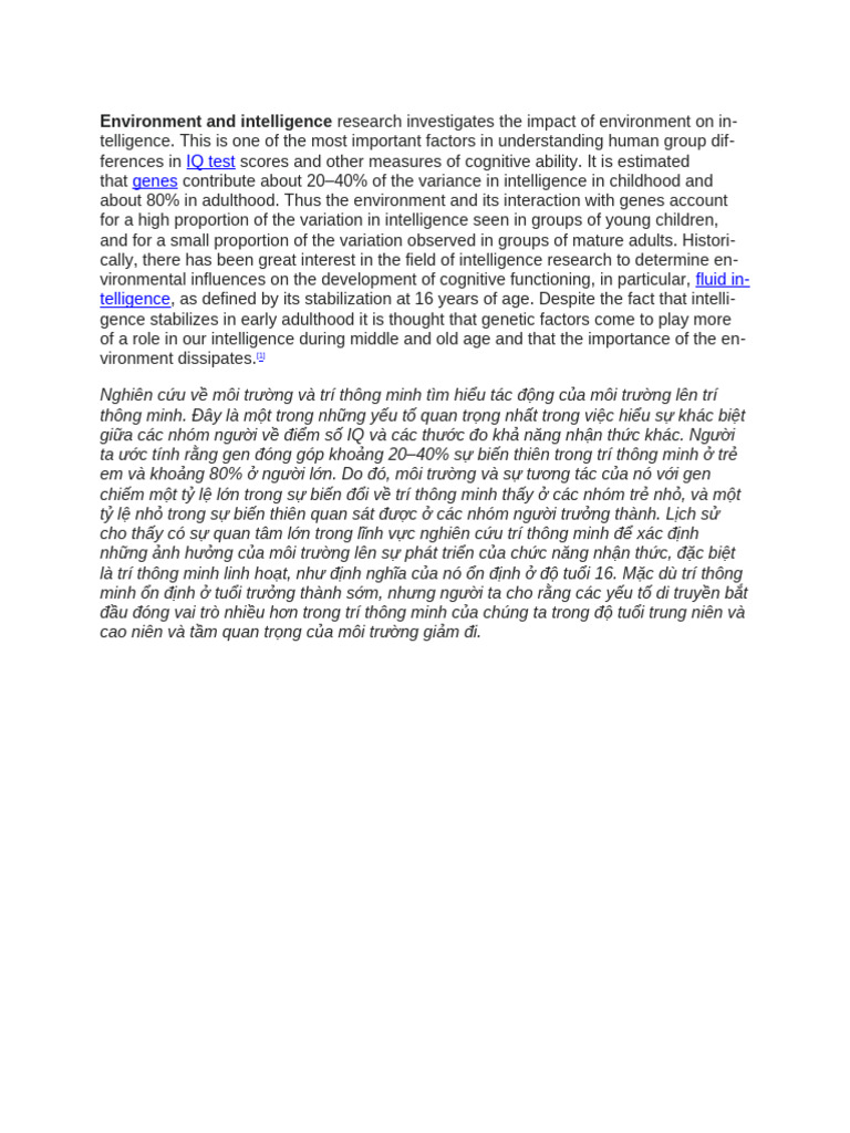 Environment and Intelligence | PDF