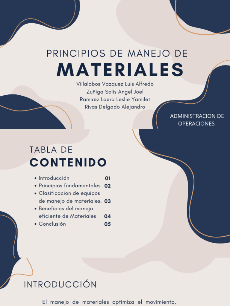 Principios del Manejo de Materiales Eficiente | PDF | Máquina elevadora ...