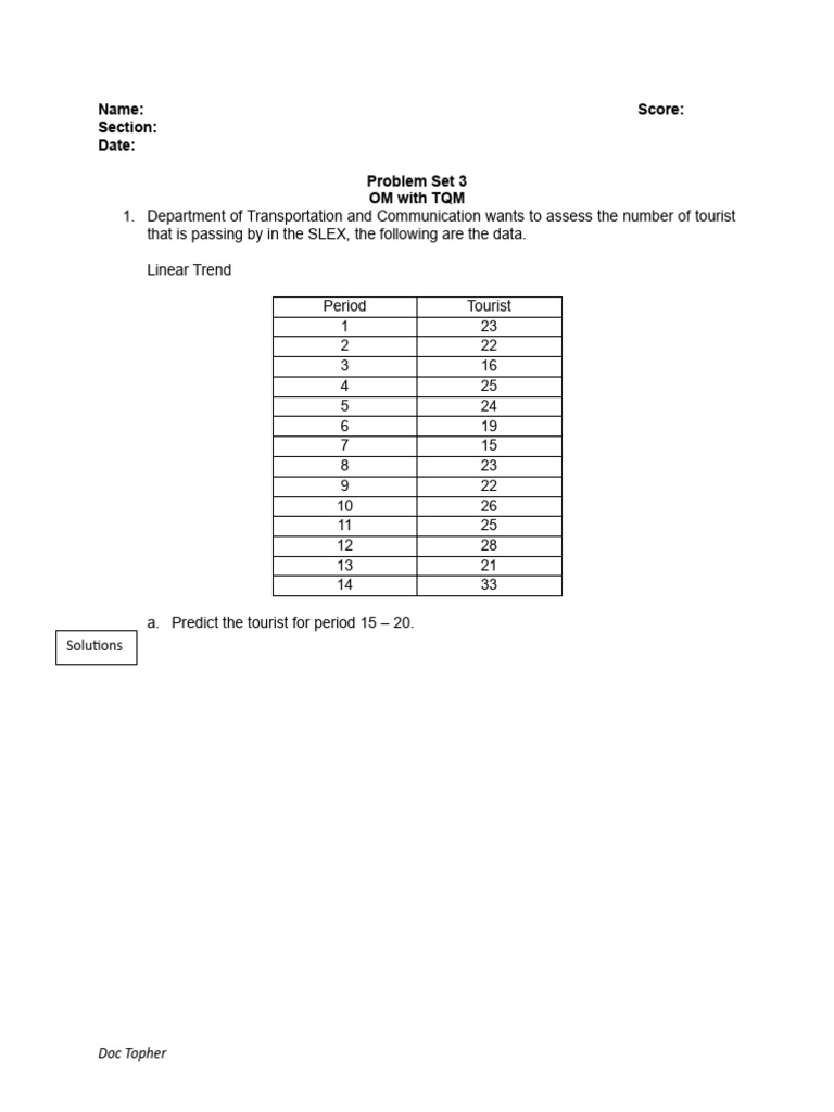 Problem Set 3 | PDF