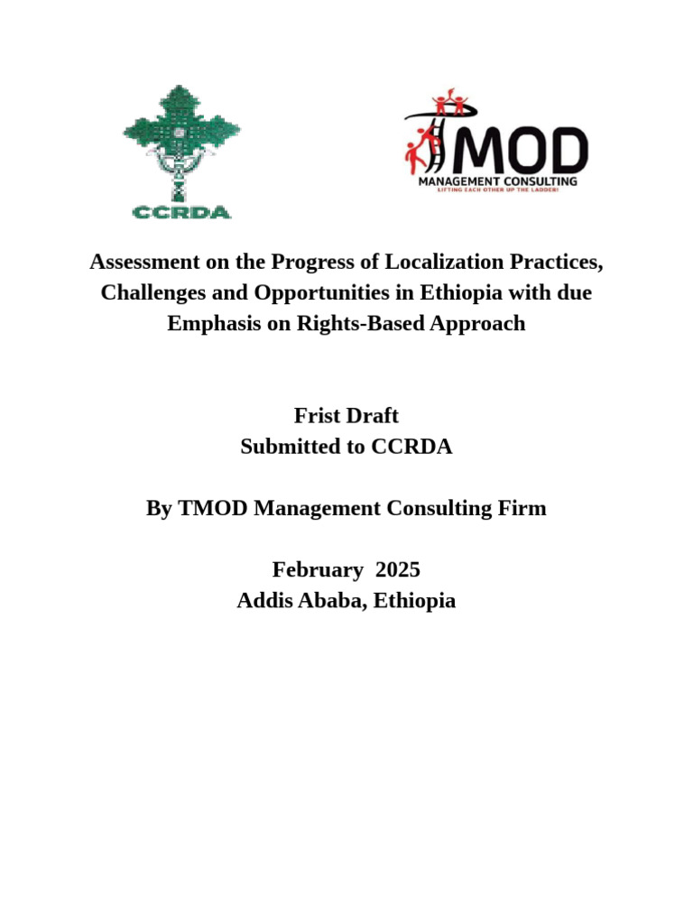 Toward - TMOD - Aid Localization Assessment Report - Zero Draft | PDF ...