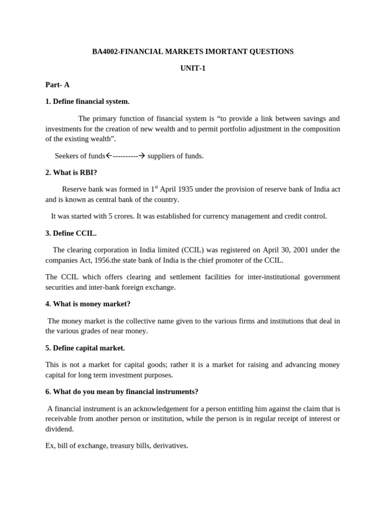 FM All Units Important Questions - 080219 | PDF | Bonds (Finance ...