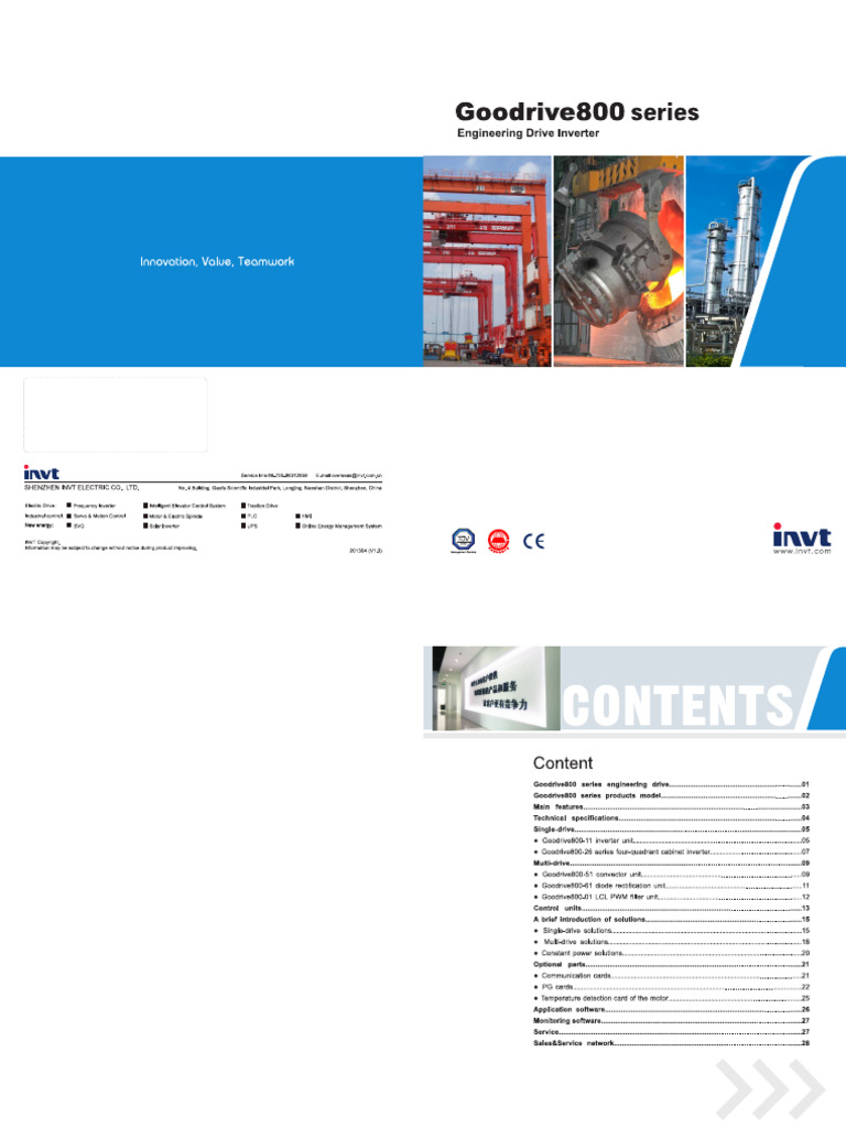 GD800 Catalog V1.0 EN | PDF