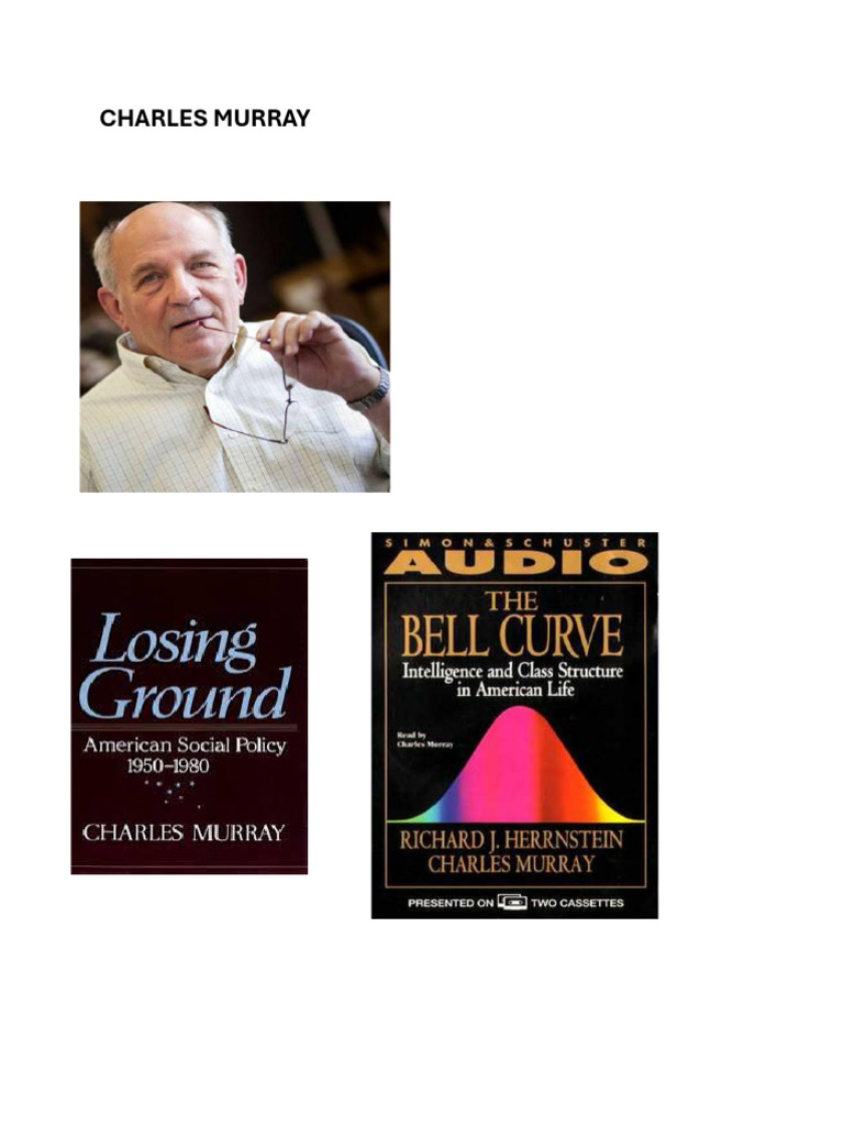 Charles Murray | PDF | Social Psychology | Political Science