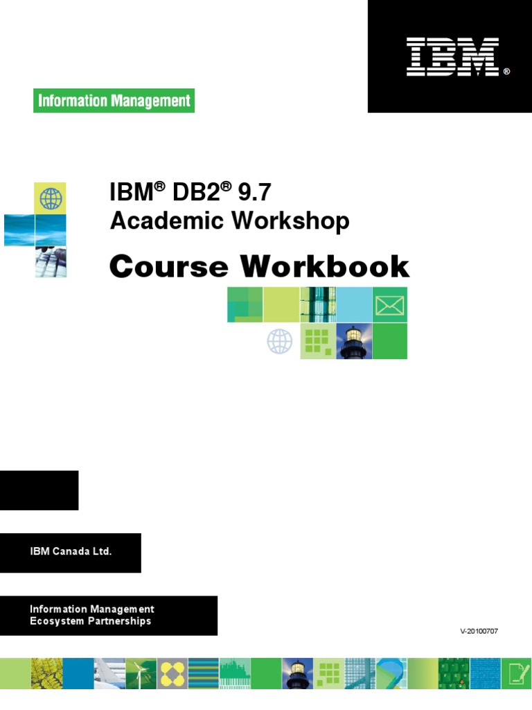 Academic Workshop Course Book | PDF | Ibm Db2 | Relational Model