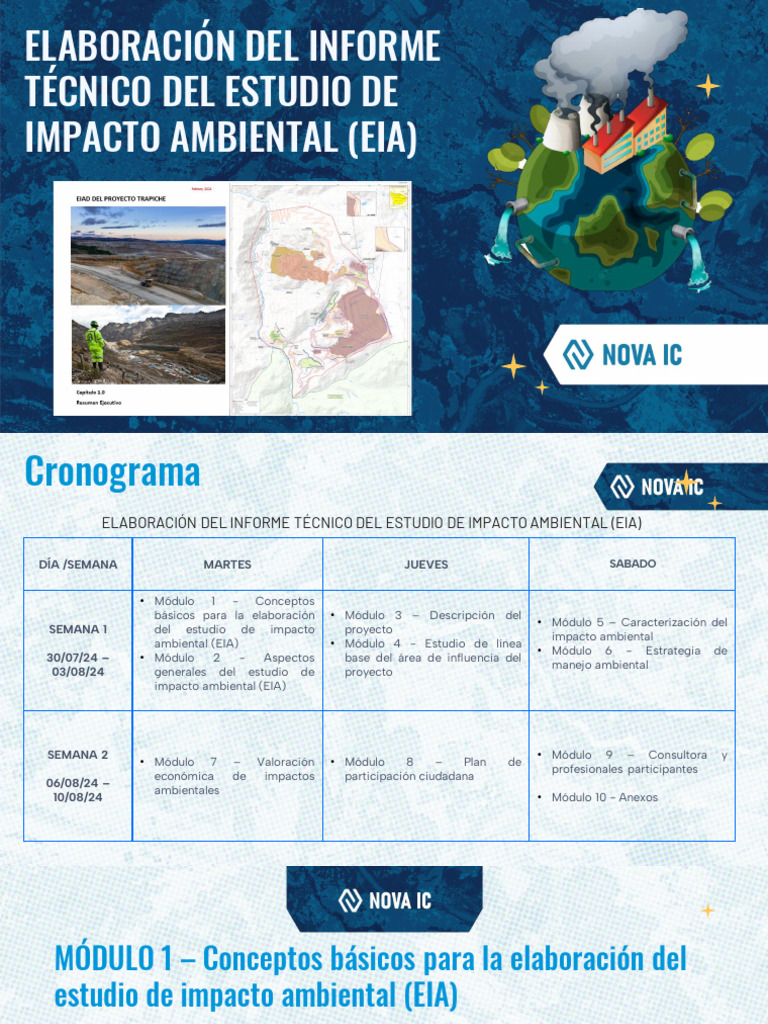 Informe Técnico sobre EIA en Perú | PDF | Evaluación de impacto ambiental