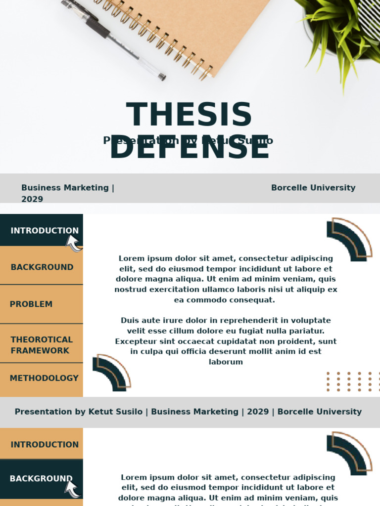 Business Marketing Thesis Defense 2029 | PDF | Methodology | Procedural ...