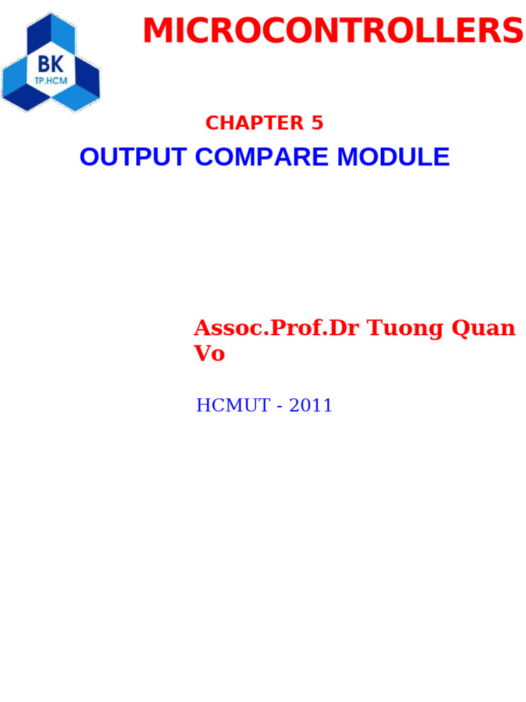 Output Compare Module in Microcontrollers | PDF | Computer Engineering ...
