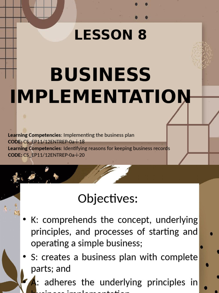 Business Plan Implementation Guide | PDF | Business | Insurance