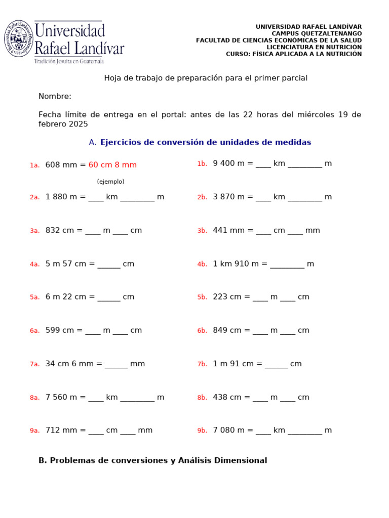 Laboratorio de Repaso Fisica 1 para El Primer Parcial Febrero 2025 ...