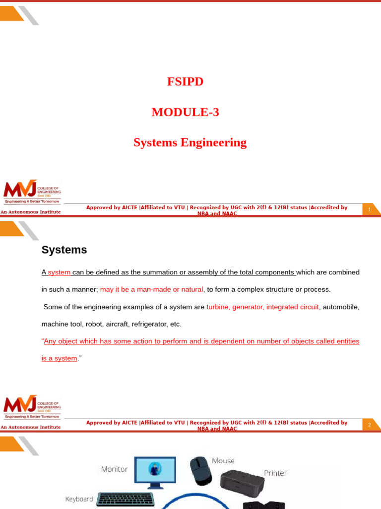 Systems Engineering Overview and Models | PDF | System | Mathematical ...