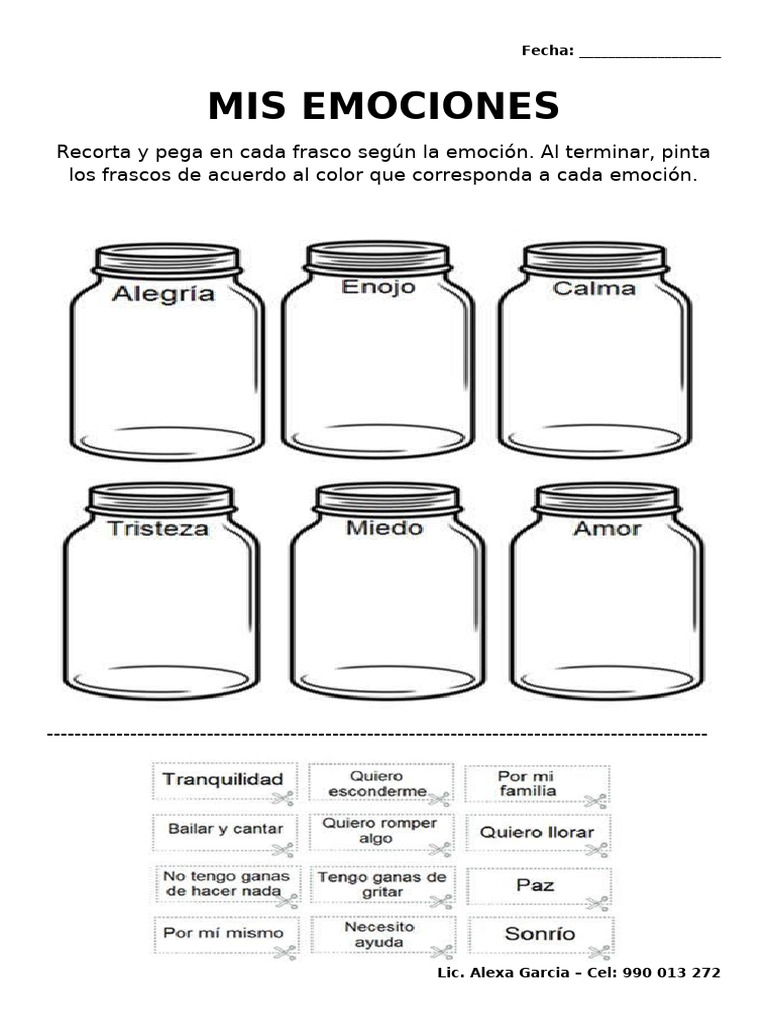 Actividades para Expresar Emociones | PDF
