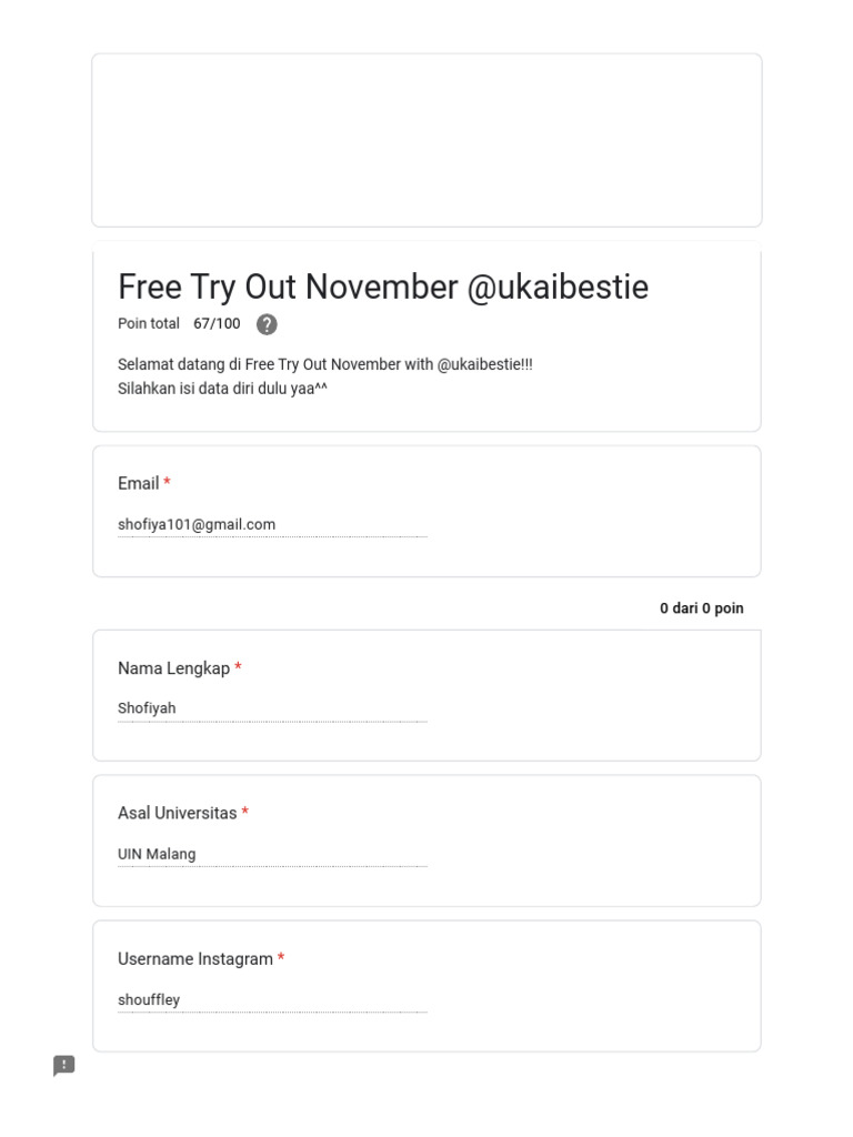Free Try Out Kesehatan November 2023 | PDF