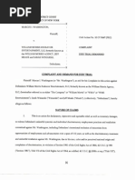 Download Washington v William Morris Endeavor Ent et al 10-9647 -- Complaint Filed with Southern District of New York December 21 2010 by Mr Alkebu-lan SN83302570 doc pdf