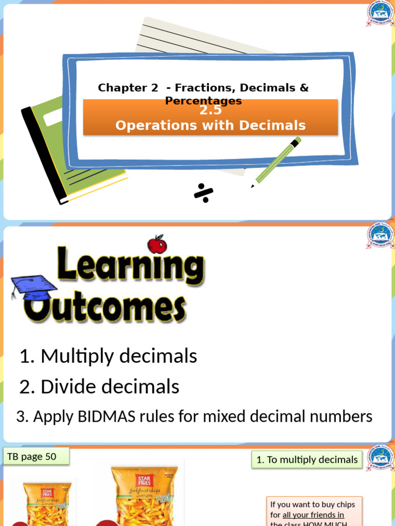 Operations with Decimals Guide | PDF | Decimal | Encodings