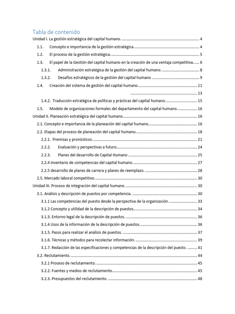 GESTION DEL CAPITAL HUMANO | PDF | Gestión de recursos humanos