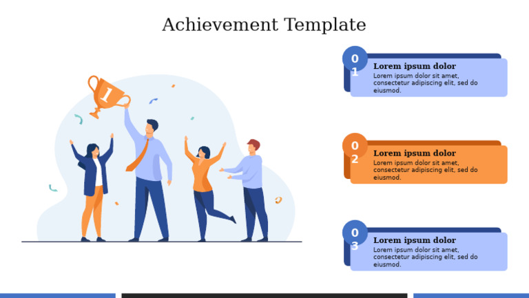 87335-Achievement Template Free | PDF
