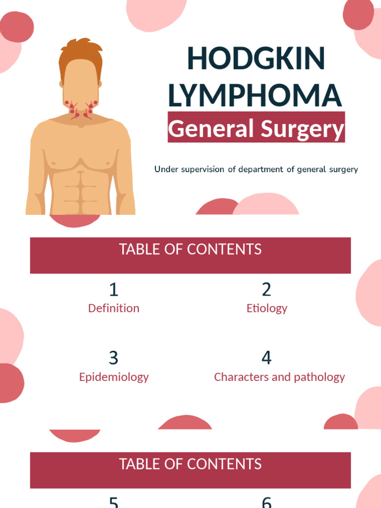 Overview of Hodgkin Lymphoma | PDF | Lymphoma | Lymphatic System