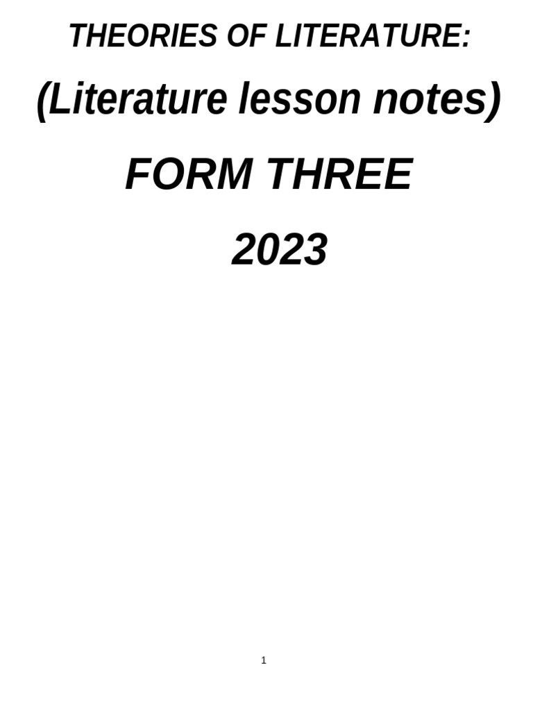 Introduction to Literature Concepts | PDF | Narration | Irony