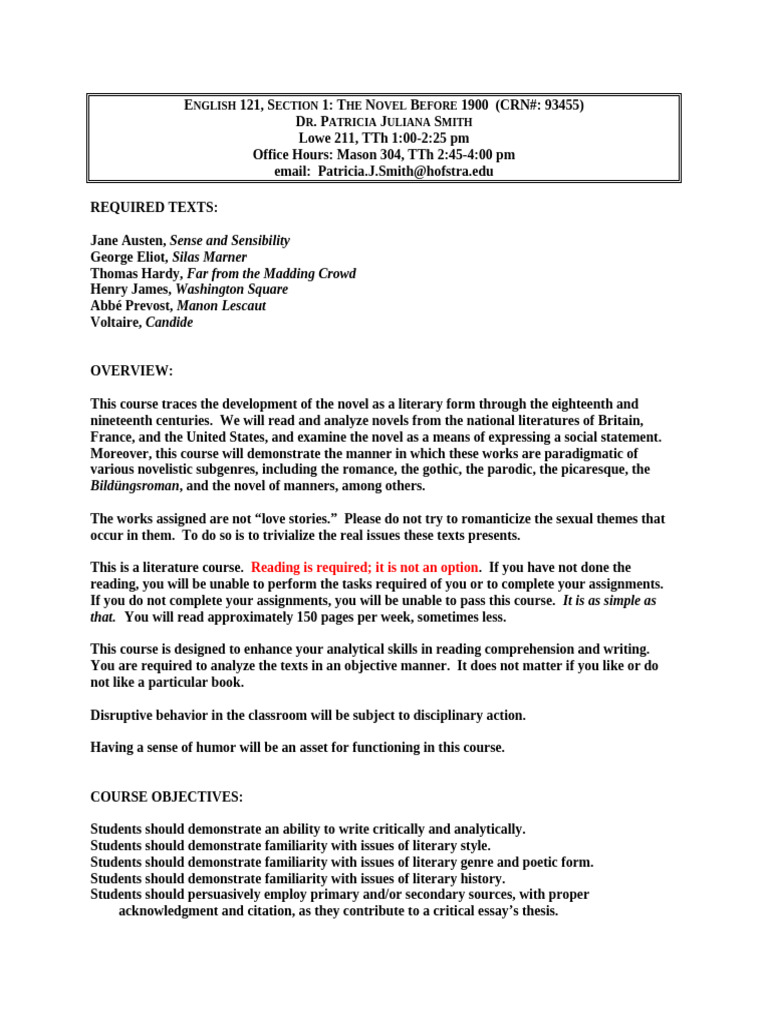 Engl 121 Syllabus F24 | PDF | Academic Dishonesty