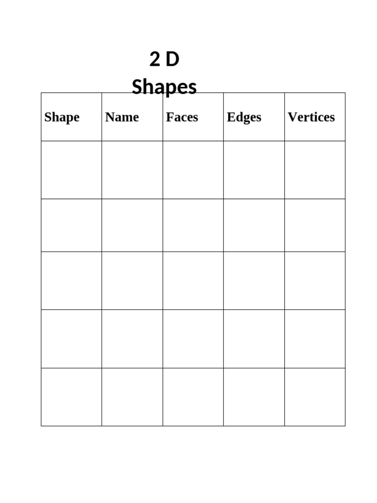 Shapes | PDF