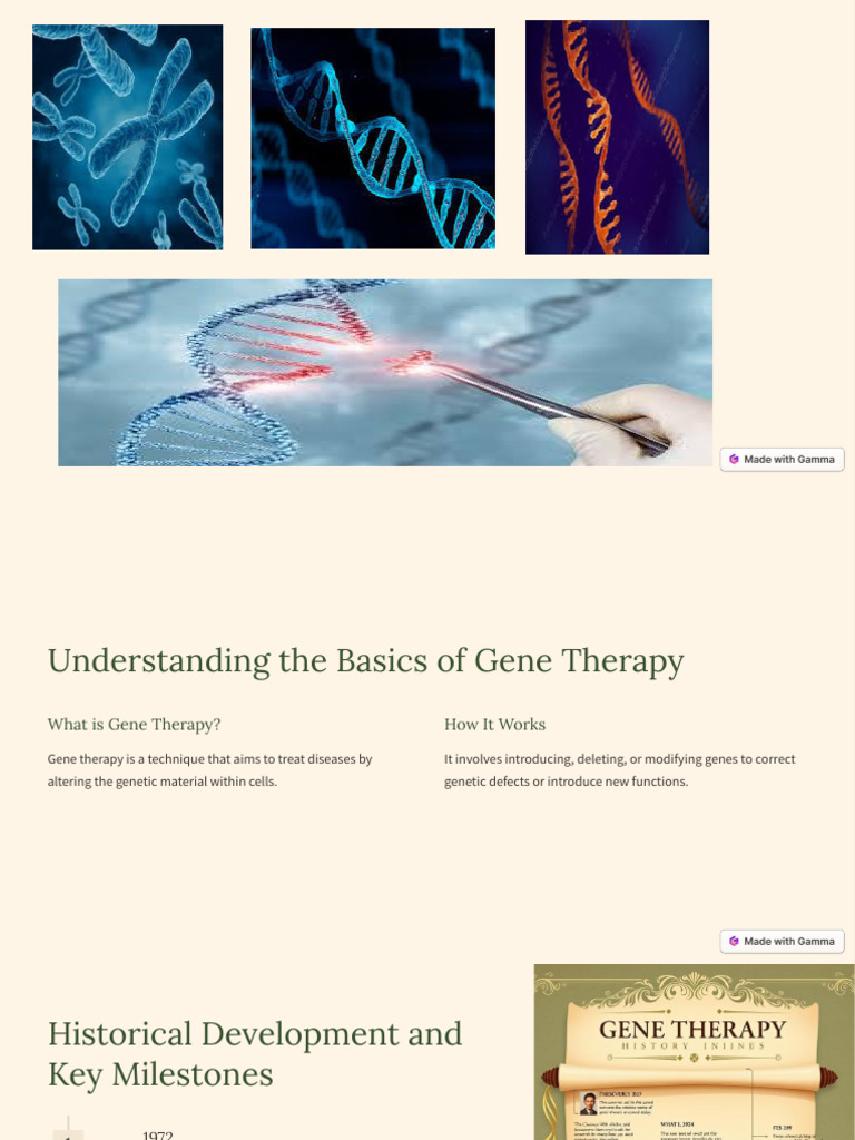 Understanding Gene Therapy Techniques | PDF | Gene Therapy ...