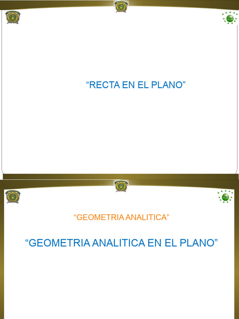 Ecuaciones y Propiedades de Rectas en Geometría | PDF | Línea ...