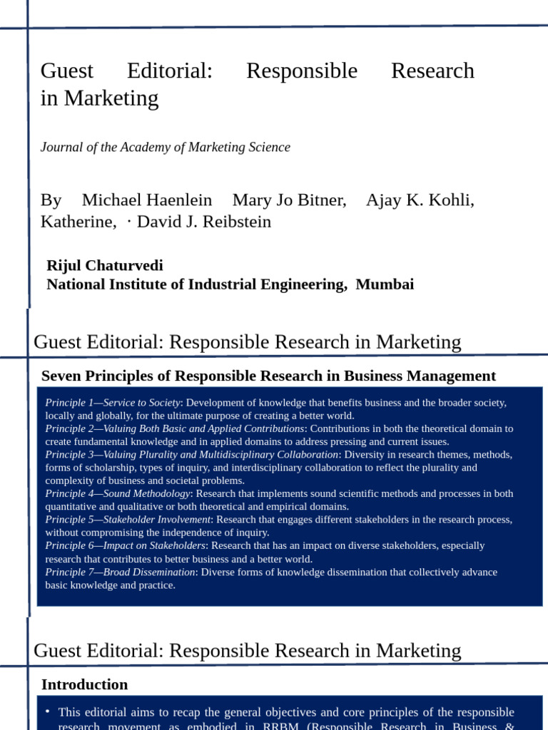 Responsible Research | PDF | Science | Hypothesis