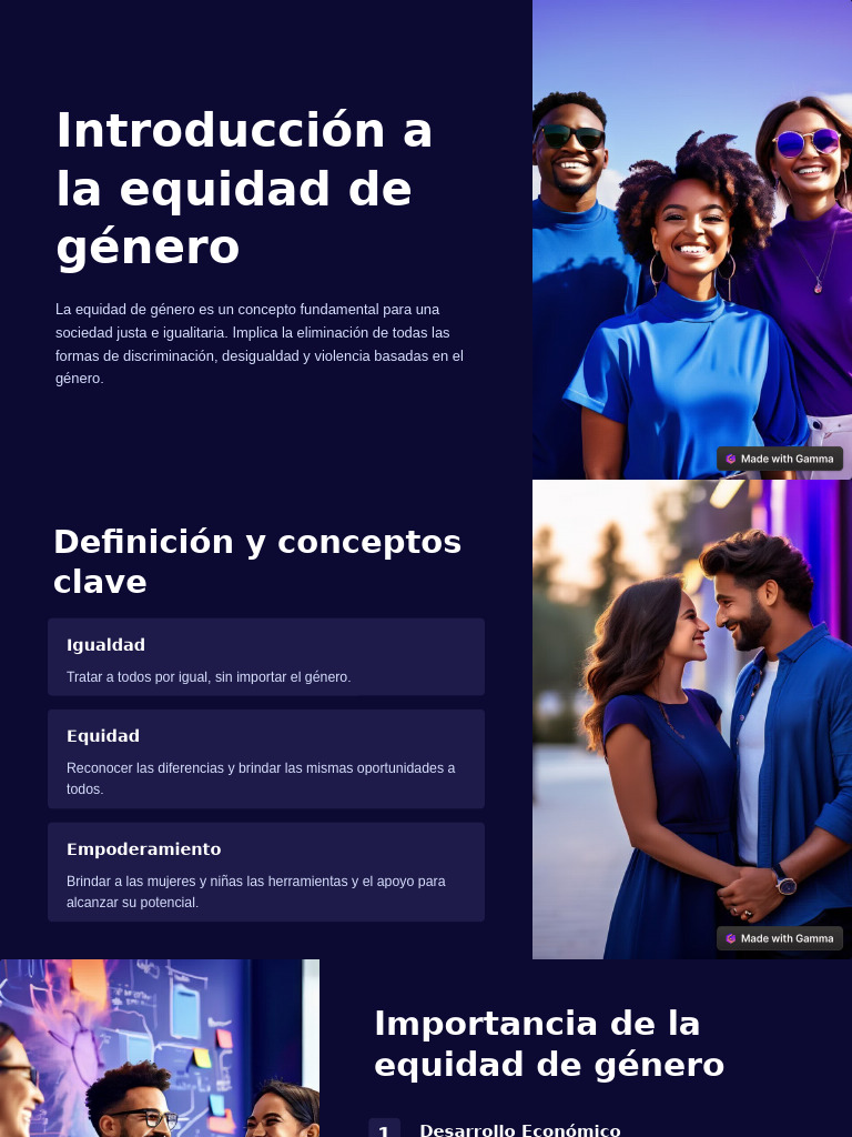 Introduccion A La Equidad de Genero | PDF | Estudios de género ...