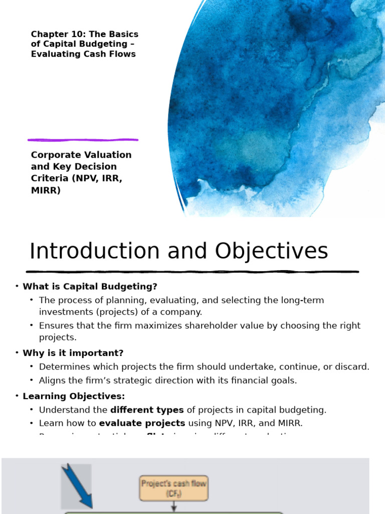 Chapter 10 2025 Class | PDF | Capital Budgeting | Net Present Value