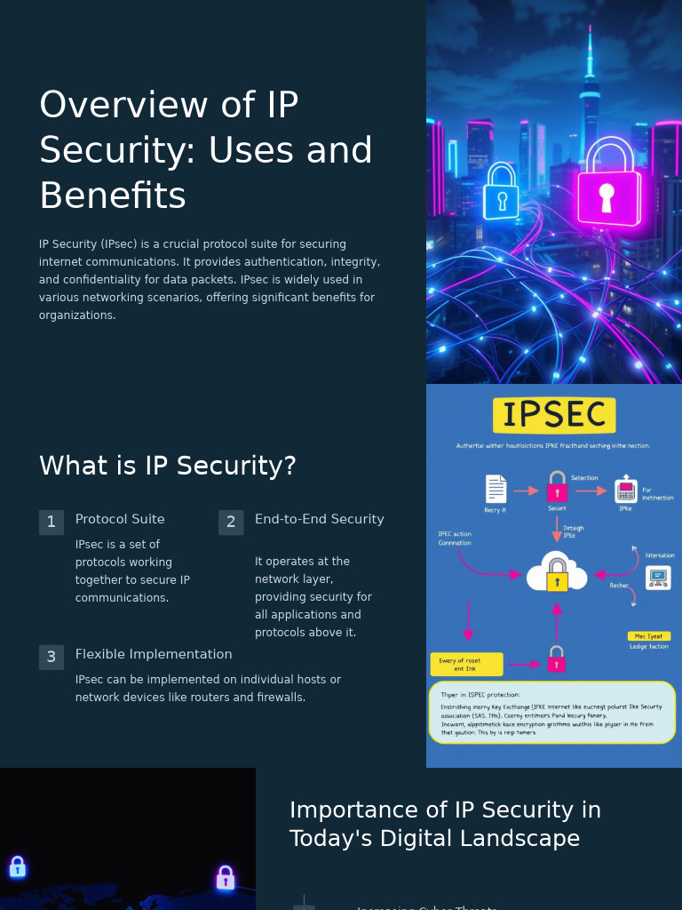 IP Security: Key Benefits and Uses | PDF | Computer Network | Virtual ...