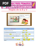 Ficha de Uso de la B y V para Primaria | PDF | Lingüística