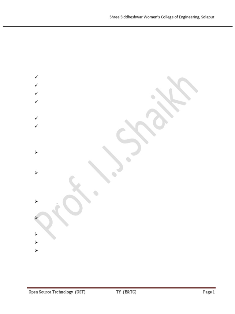 UNIT 4 Open Source Operating System (SHELL PROGRAMMING) | PDF ... image.