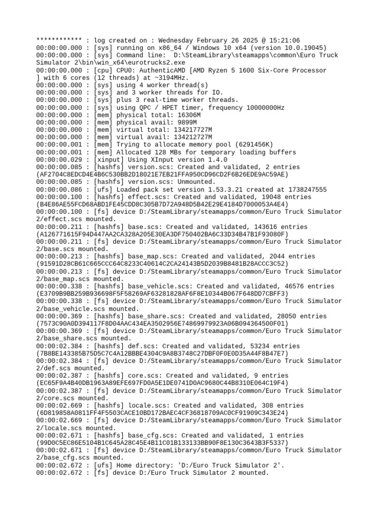 game.log | PDF | Computing | Computer Architecture