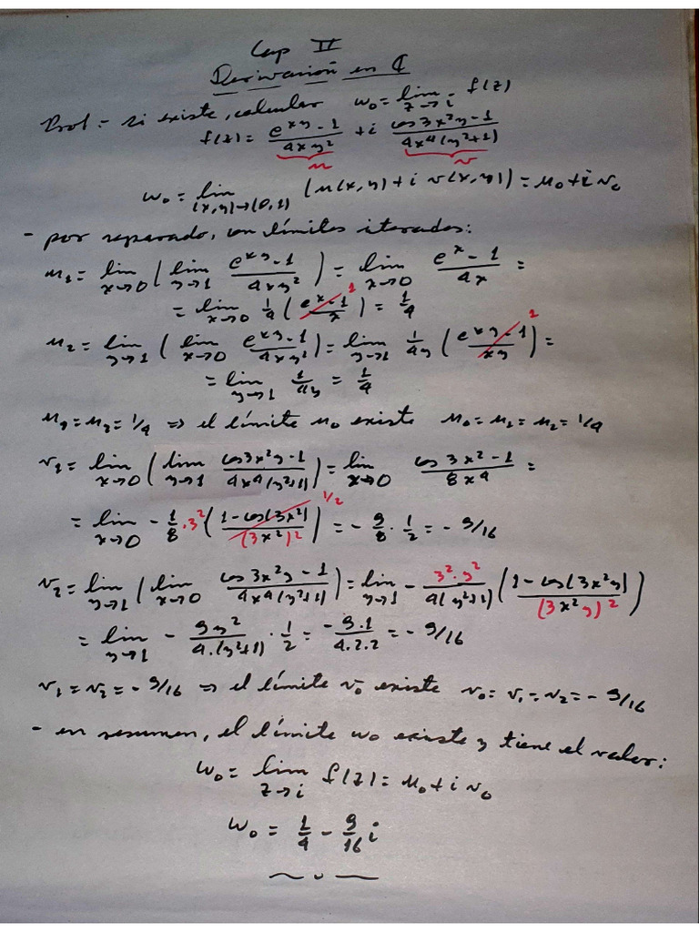 Mat 218 B Clase 4 Límites y Continuidad | PDF