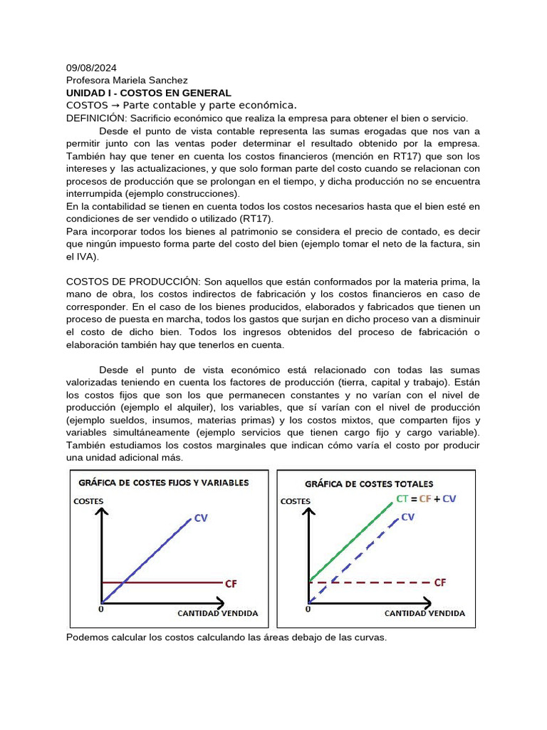 Análisis de Costos en Contabilidad Empresarial | PDF | Costo | Contabilidad