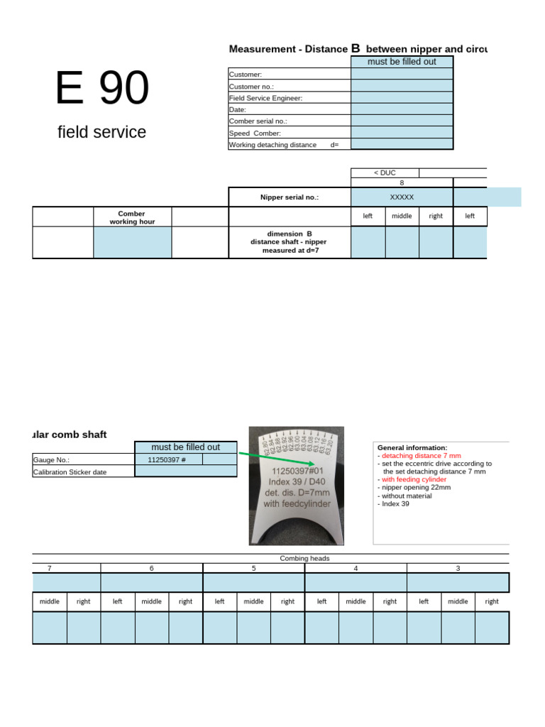 Distance B Nipper Circular Comb Shaft V1.2 E 90 | PDF