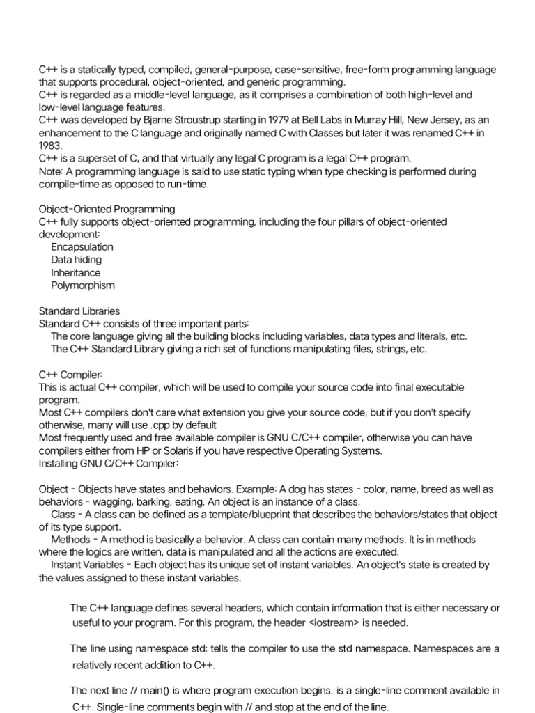 c++ practical with theory | PDF | Class (Computer Programming ...